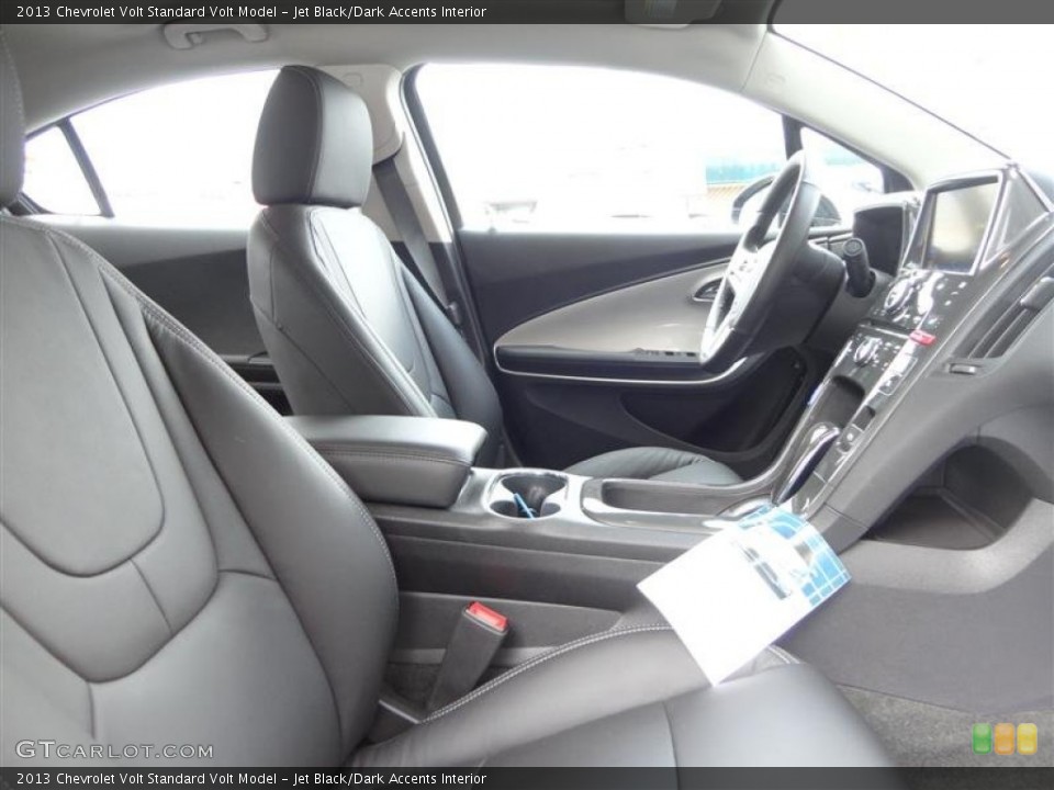 Jet Black/Dark Accents Interior Front Seat for the 2013 Chevrolet Volt  #77709396