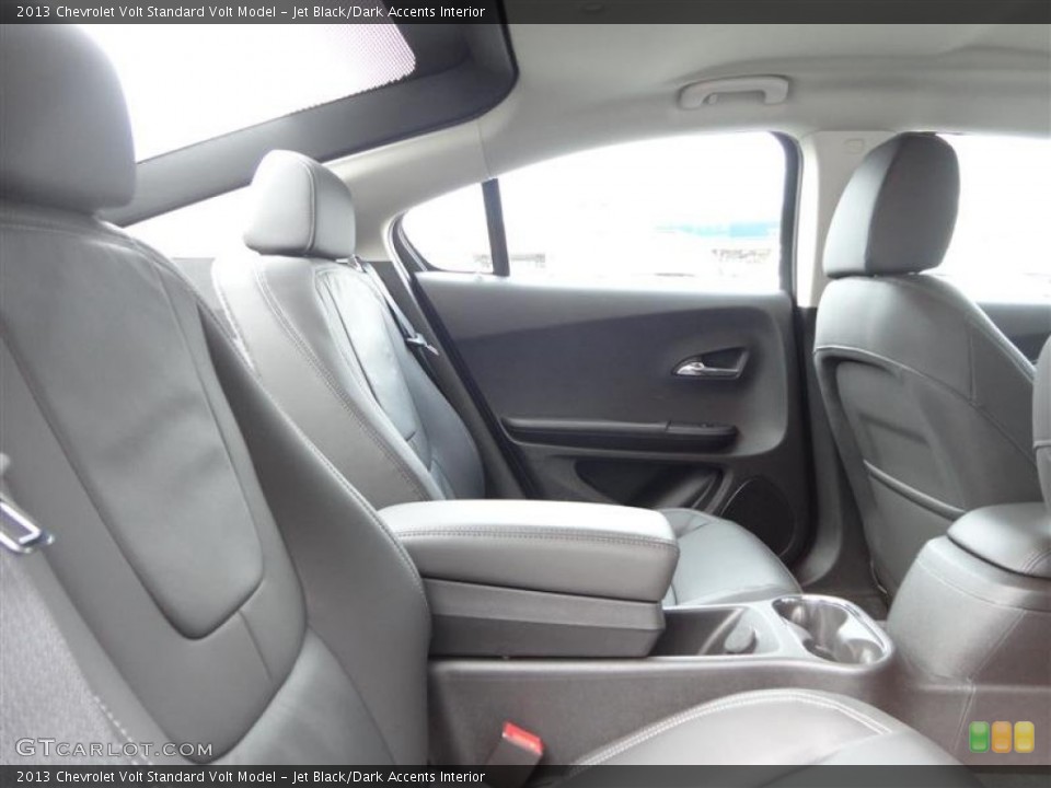 Jet Black/Dark Accents Interior Rear Seat for the 2013 Chevrolet Volt  #77709420