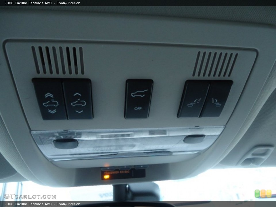 Ebony Interior Controls for the 2008 Cadillac Escalade AWD #77709493