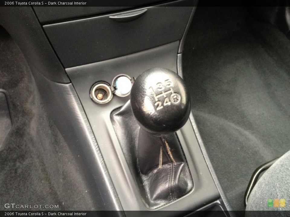 Dark Charcoal Interior Transmission for the 2006 Toyota Corolla S #77709570