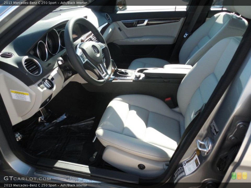 Ash/Black Interior Photo for the 2013 Mercedes-Benz C 250 Sport #77709599