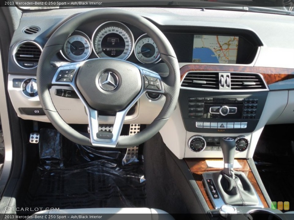 Ash/Black Interior Dashboard for the 2013 Mercedes-Benz C 250 Sport #77709644