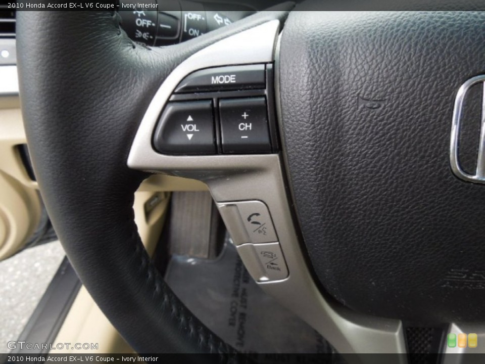 Ivory Interior Controls for the 2010 Honda Accord EX-L V6 Coupe #77709660