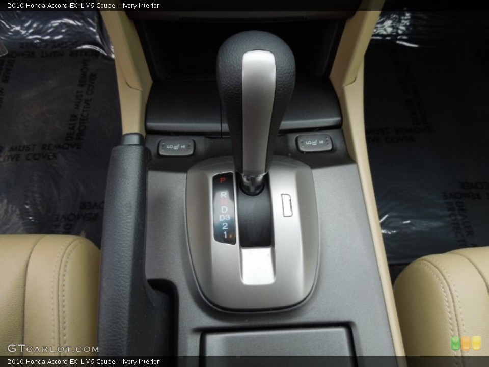 Ivory Interior Transmission for the 2010 Honda Accord EX-L V6 Coupe #77709672