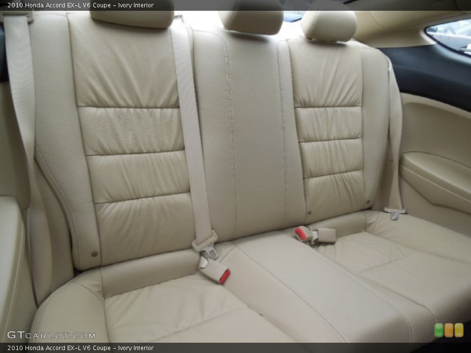 Ivory Interior Rear Seat for the 2010 Honda Accord EX-L V6 Coupe #77709822