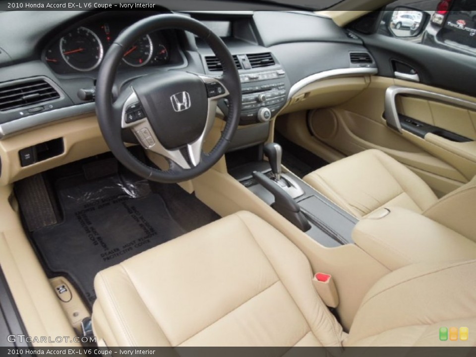 Ivory Interior Prime Interior for the 2010 Honda Accord EX-L V6 Coupe #77709984