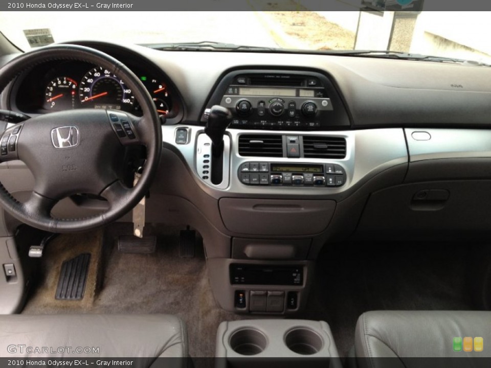 Gray Interior Dashboard for the 2010 Honda Odyssey EX-L #77710135