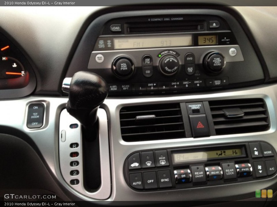 Gray Interior Controls for the 2010 Honda Odyssey EX-L #77710257