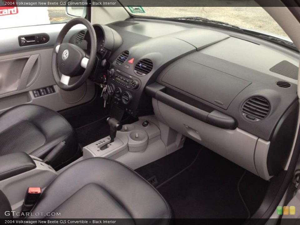 Black Interior Dashboard for the 2004 Volkswagen New Beetle GLS Convertible #77710525