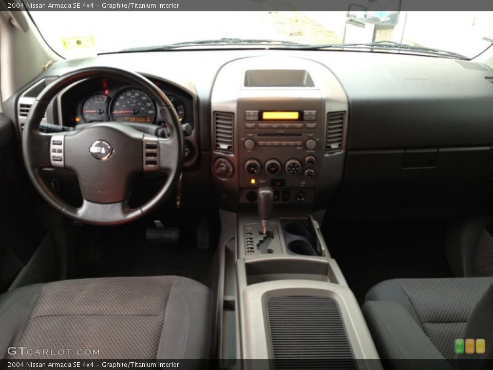 Graphite/Titanium Interior Dashboard for the 2004 Nissan Armada SE 4x4 #77710797