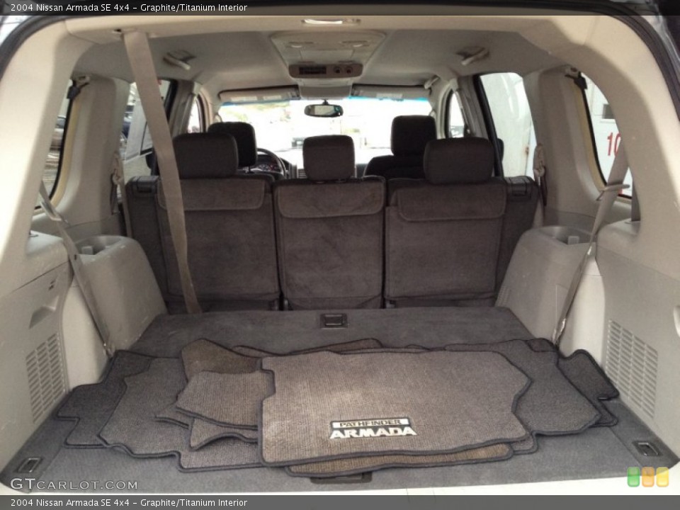 Graphite/Titanium Interior Trunk for the 2004 Nissan Armada SE 4x4 #77711031