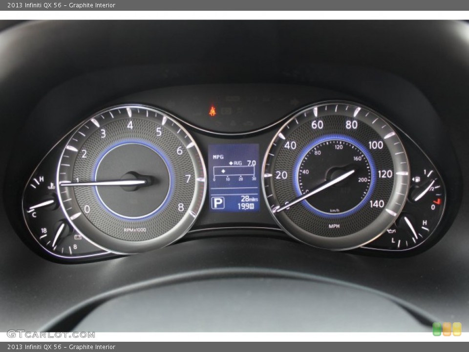 Graphite Interior Gauges for the 2013 Infiniti QX 56 #77711931