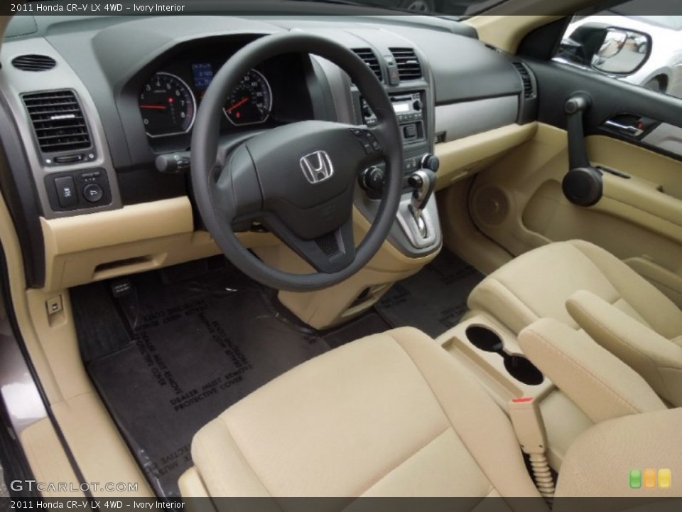 Ivory Interior Prime Interior for the 2011 Honda CR-V LX 4WD #77711982
