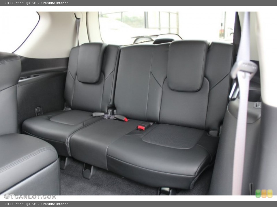 Graphite Interior Rear Seat for the 2013 Infiniti QX 56 #77712180
