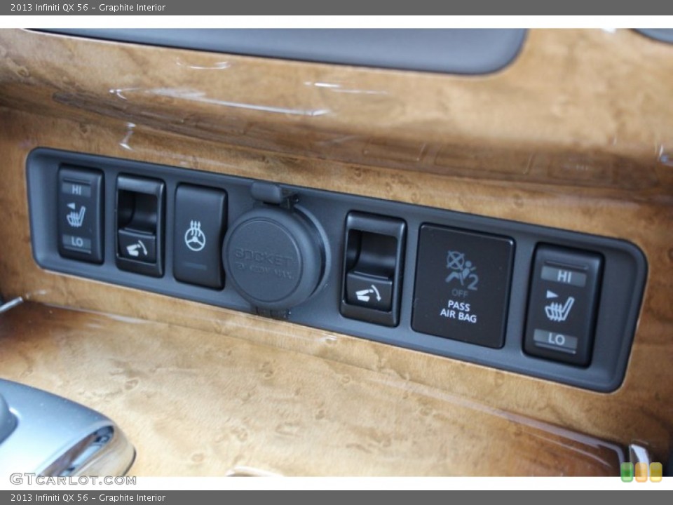 Graphite Interior Controls for the 2013 Infiniti QX 56 #77712400