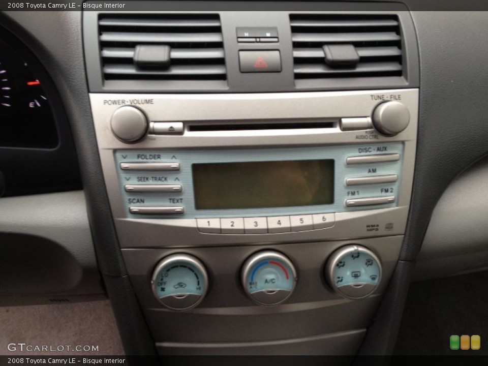 Bisque Interior Controls for the 2008 Toyota Camry LE #77712401