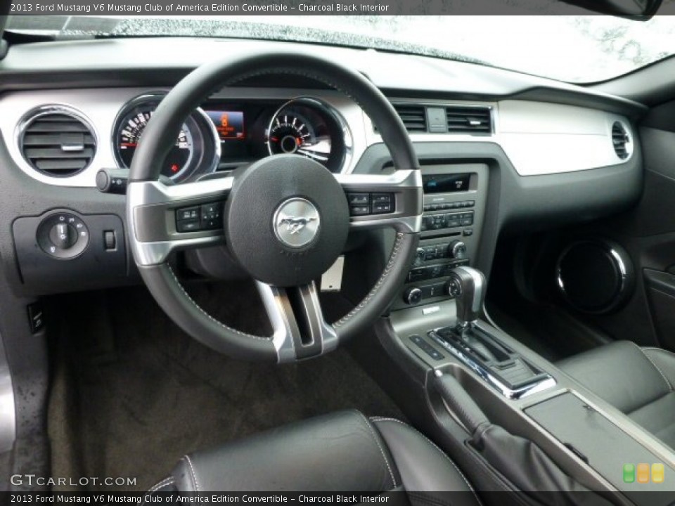 Charcoal Black Interior Prime Interior for the 2013 Ford Mustang V6 Mustang Club of America Edition Convertible #77712486