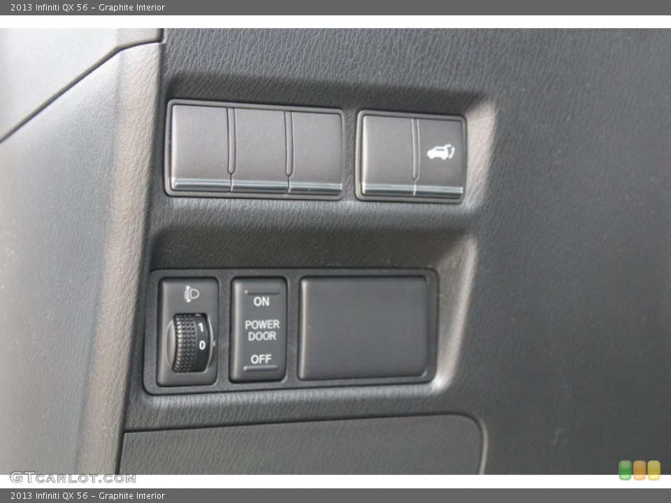 Graphite Interior Controls for the 2013 Infiniti QX 56 #77712540