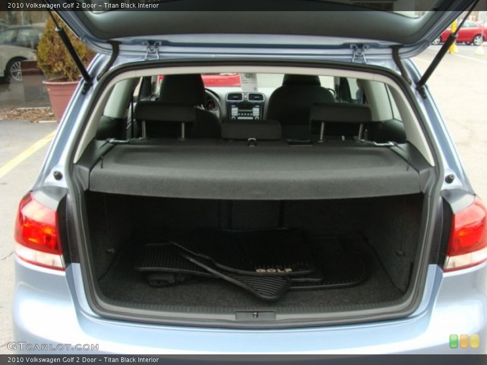 Titan Black Interior Trunk for the 2010 Volkswagen Golf 2 Door #77713920