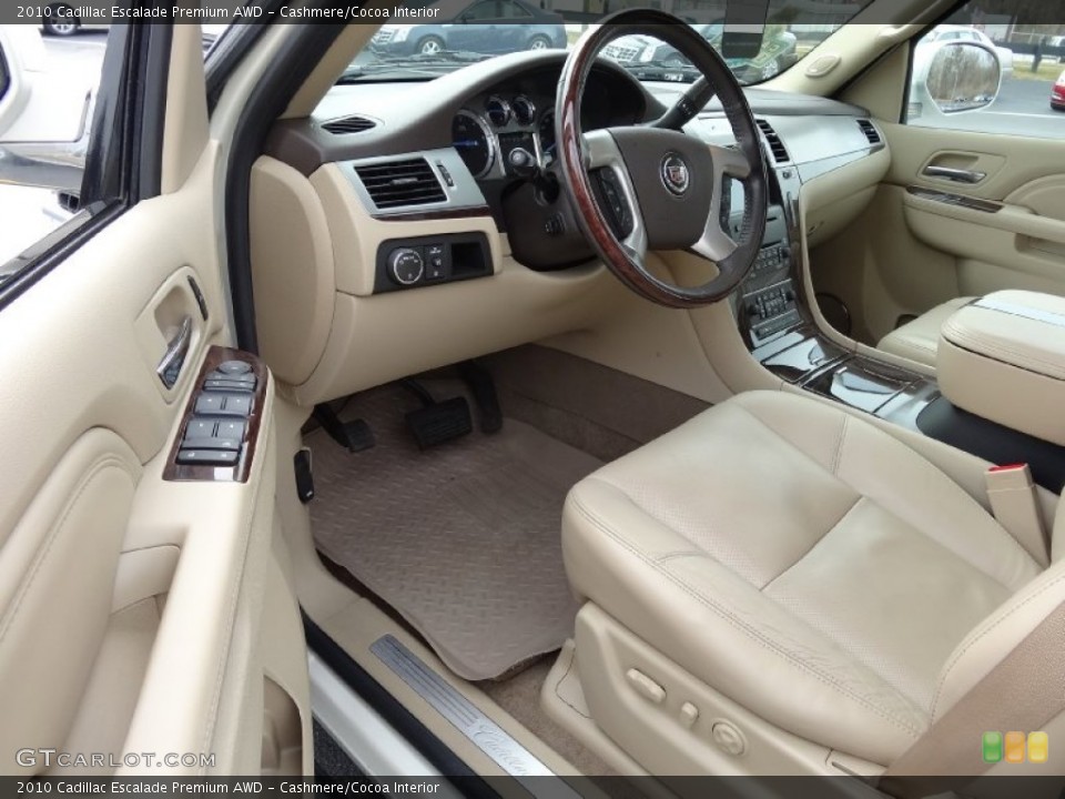 Cashmere/Cocoa Interior Prime Interior for the 2010 Cadillac Escalade Premium AWD #77714700