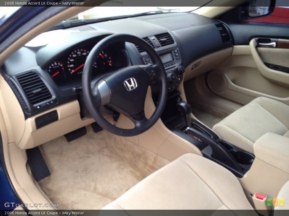 Ivory Interior Prime Interior for the 2006 Honda Accord LX Coupe #77715049