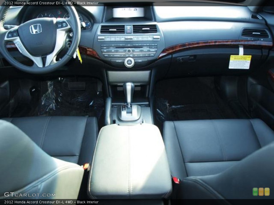 Black Interior Dashboard for the 2012 Honda Accord Crosstour EX-L 4WD #77715154
