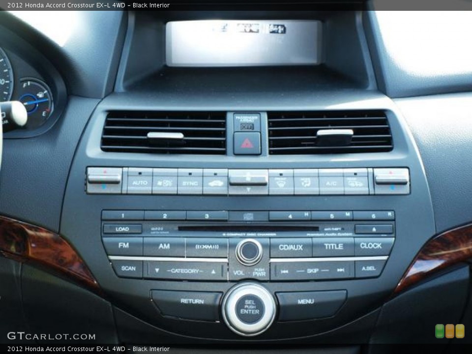 Black Interior Controls for the 2012 Honda Accord Crosstour EX-L 4WD #77715187