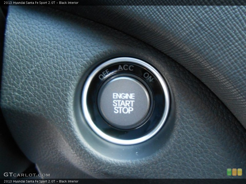 Black Interior Controls for the 2013 Hyundai Santa Fe Sport 2.0T #77715846