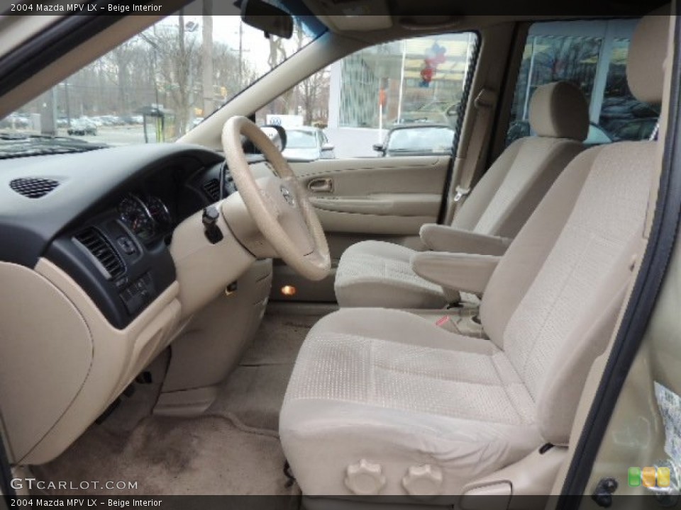Beige Interior Front Seat for the 2004 Mazda MPV LX #77716371