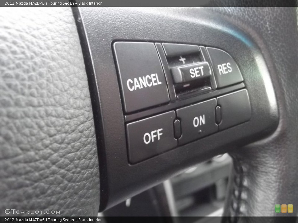 Black Interior Controls for the 2012 Mazda MAZDA6 i Touring Sedan #77717172