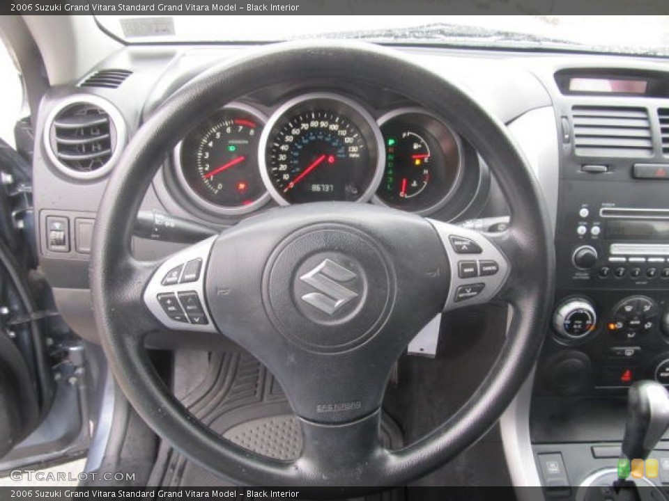 Black Interior Steering Wheel for the 2006 Suzuki Grand Vitara  #77717598