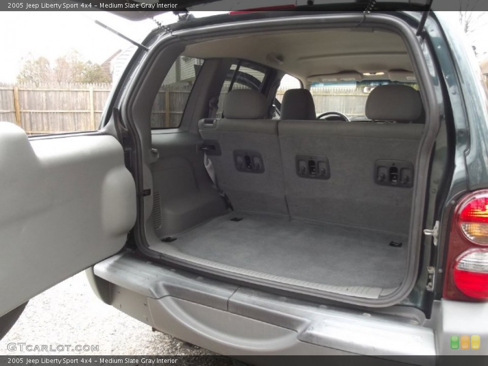 Medium Slate Gray Interior Trunk for the 2005 Jeep Liberty Sport 4x4 #77717841
