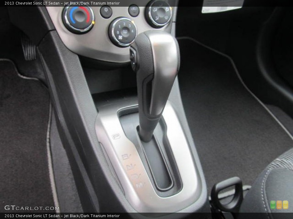 Jet Black/Dark Titanium Interior Transmission for the 2013 Chevrolet Sonic LT Sedan #77717979