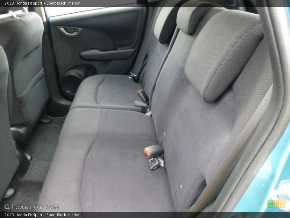 Sport Black Interior Rear Seat for the 2013 Honda Fit Sport #77718458