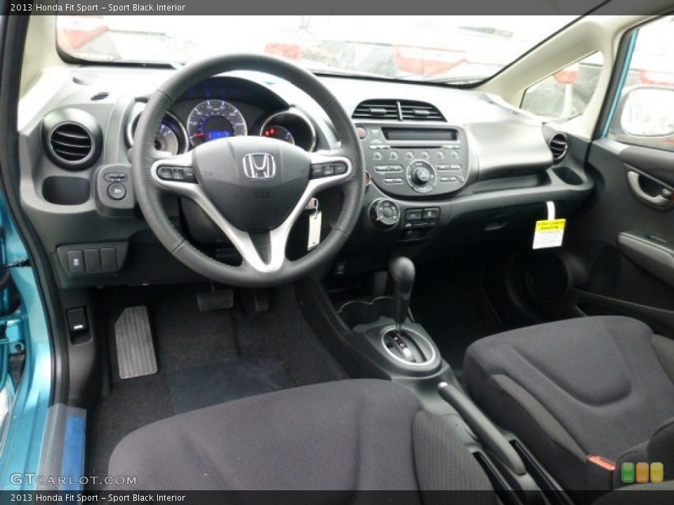 Sport Black Interior Prime Interior for the 2013 Honda Fit Sport #77718474