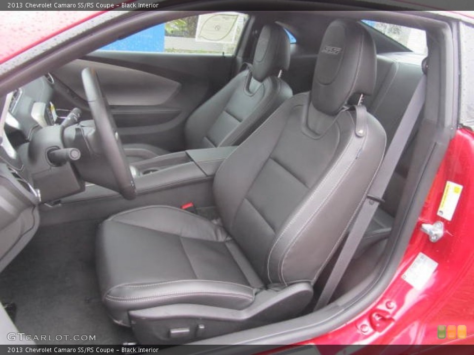 Black Interior Front Seat for the 2013 Chevrolet Camaro SS/RS Coupe #77718602