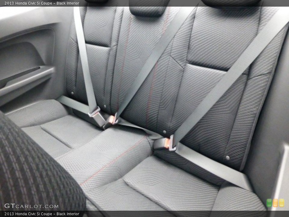 Black Interior Rear Seat for the 2013 Honda Civic Si Coupe #77719206