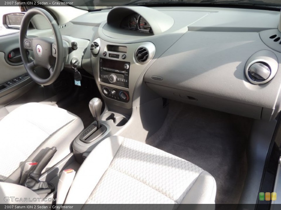 Gray Interior Dashboard for the 2007 Saturn ION 2 Sedan #77719293