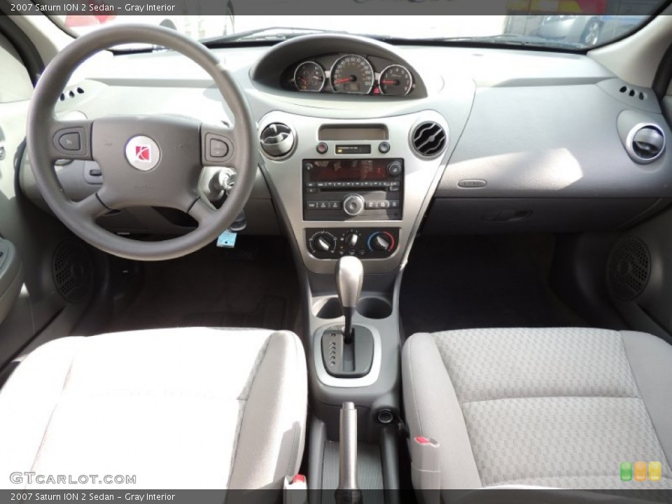 Gray Interior Dashboard for the 2007 Saturn ION 2 Sedan #77719411