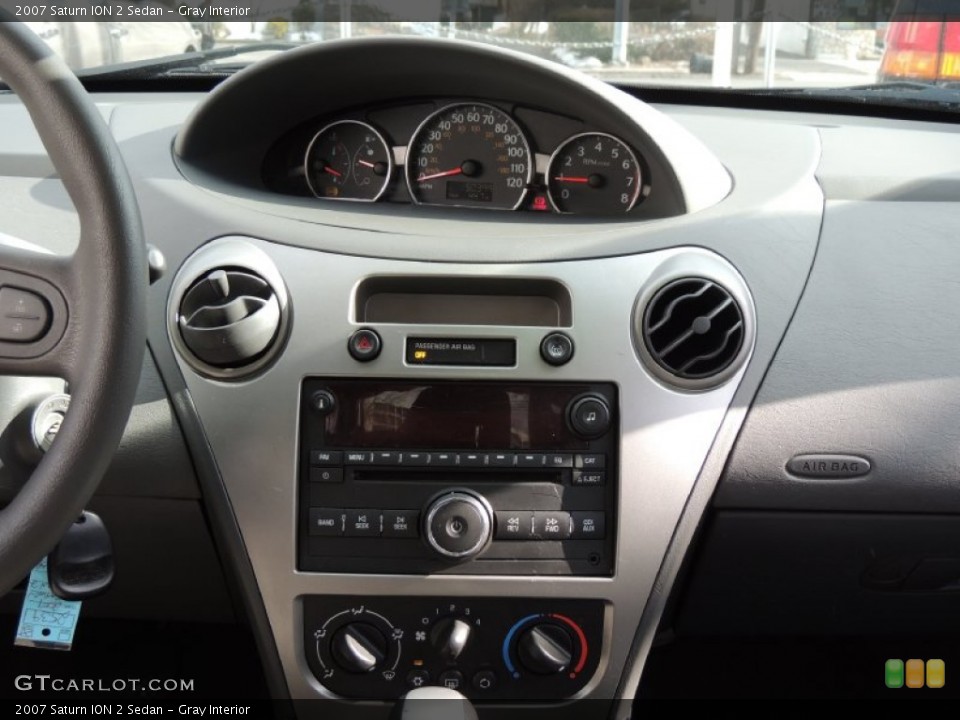 Gray Interior Controls for the 2007 Saturn ION 2 Sedan #77719488