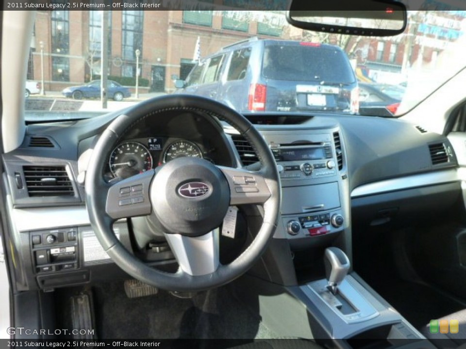 Off-Black Interior Dashboard for the 2011 Subaru Legacy 2.5i Premium #77719511