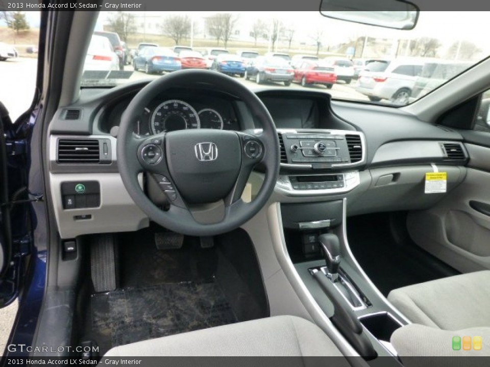 Gray Interior Dashboard for the 2013 Honda Accord LX Sedan #77719846