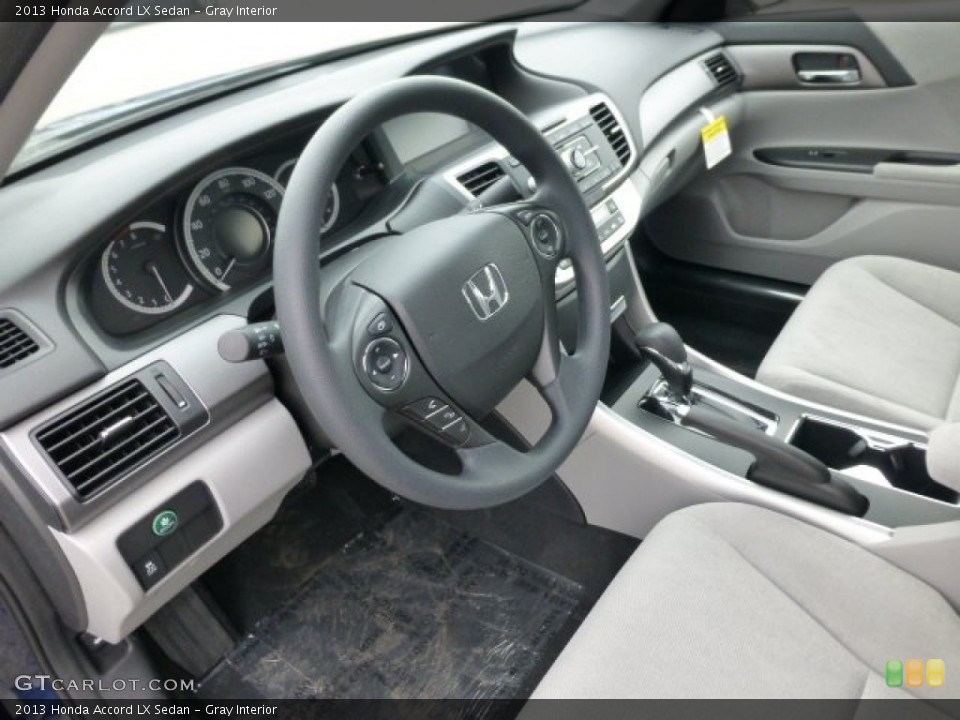 Gray Interior Prime Interior for the 2013 Honda Accord LX Sedan #77719899