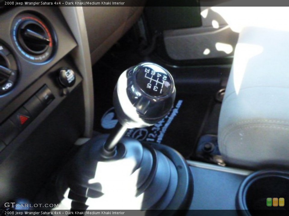 Dark Khaki/Medium Khaki Interior Transmission for the 2008 Jeep Wrangler Sahara 4x4 #77720219