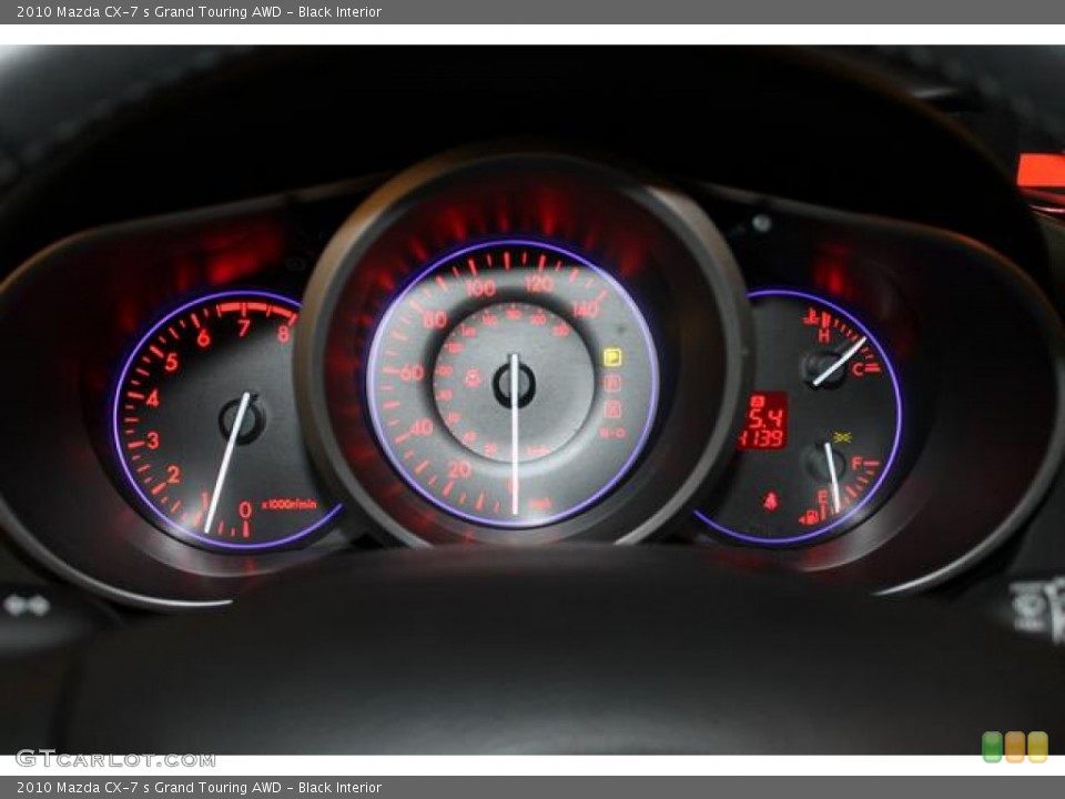 Black Interior Gauges for the 2010 Mazda CX-7 s Grand Touring AWD #77720313