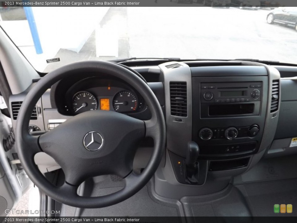 Lima Black Fabric Interior Dashboard for the 2013 Mercedes-Benz Sprinter 2500 Cargo Van #77720361