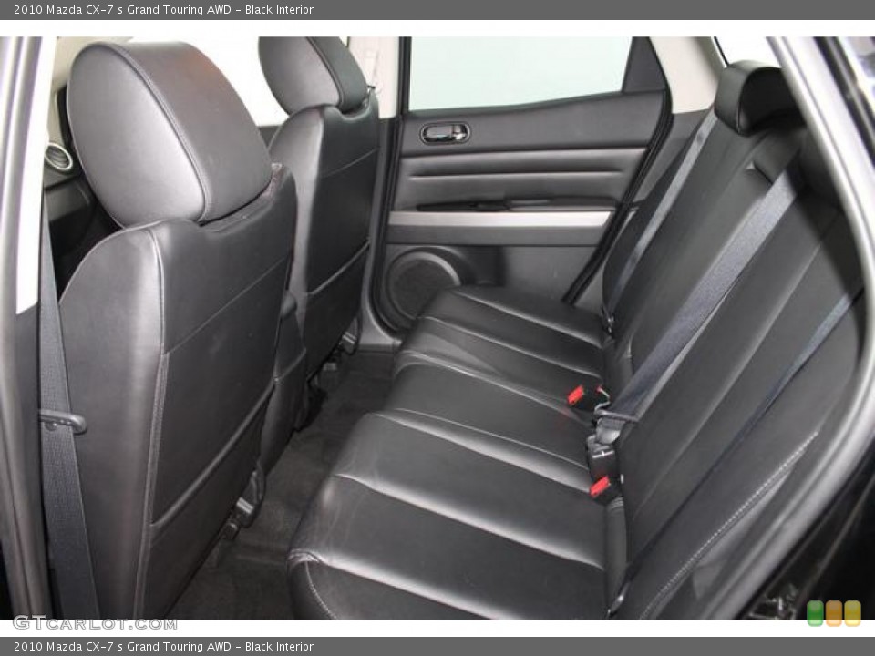 Black Interior Rear Seat for the 2010 Mazda CX-7 s Grand Touring AWD #77720418