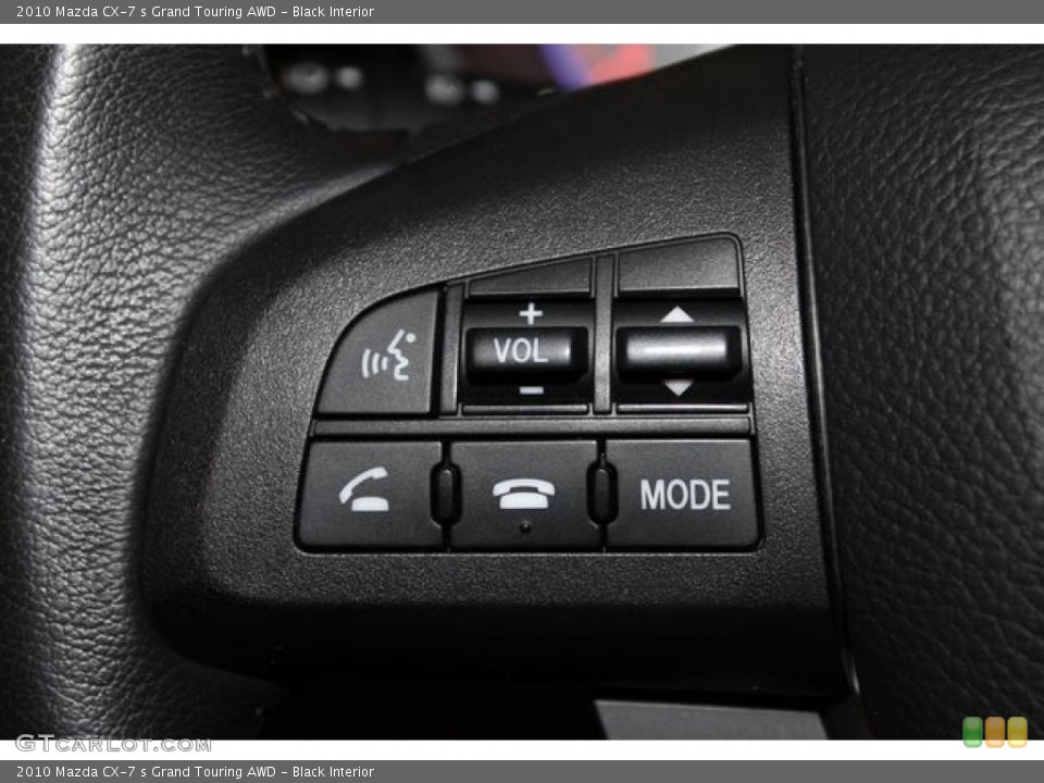 Black Interior Controls for the 2010 Mazda CX-7 s Grand Touring AWD #77720514