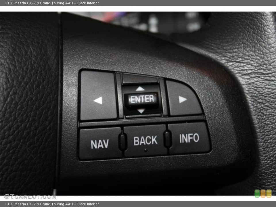 Black Interior Controls for the 2010 Mazda CX-7 s Grand Touring AWD #77720553