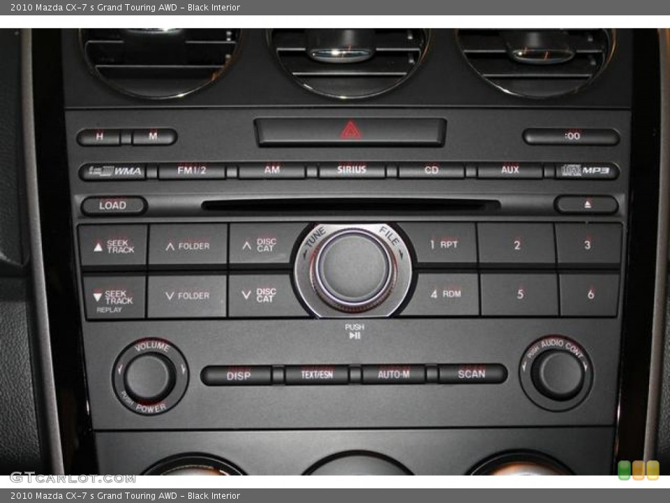 Black Interior Audio System for the 2010 Mazda CX-7 s Grand Touring AWD #77720575